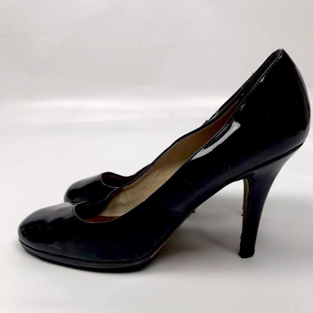 Kate Spade Black Patent Leather Round Toe Shoes